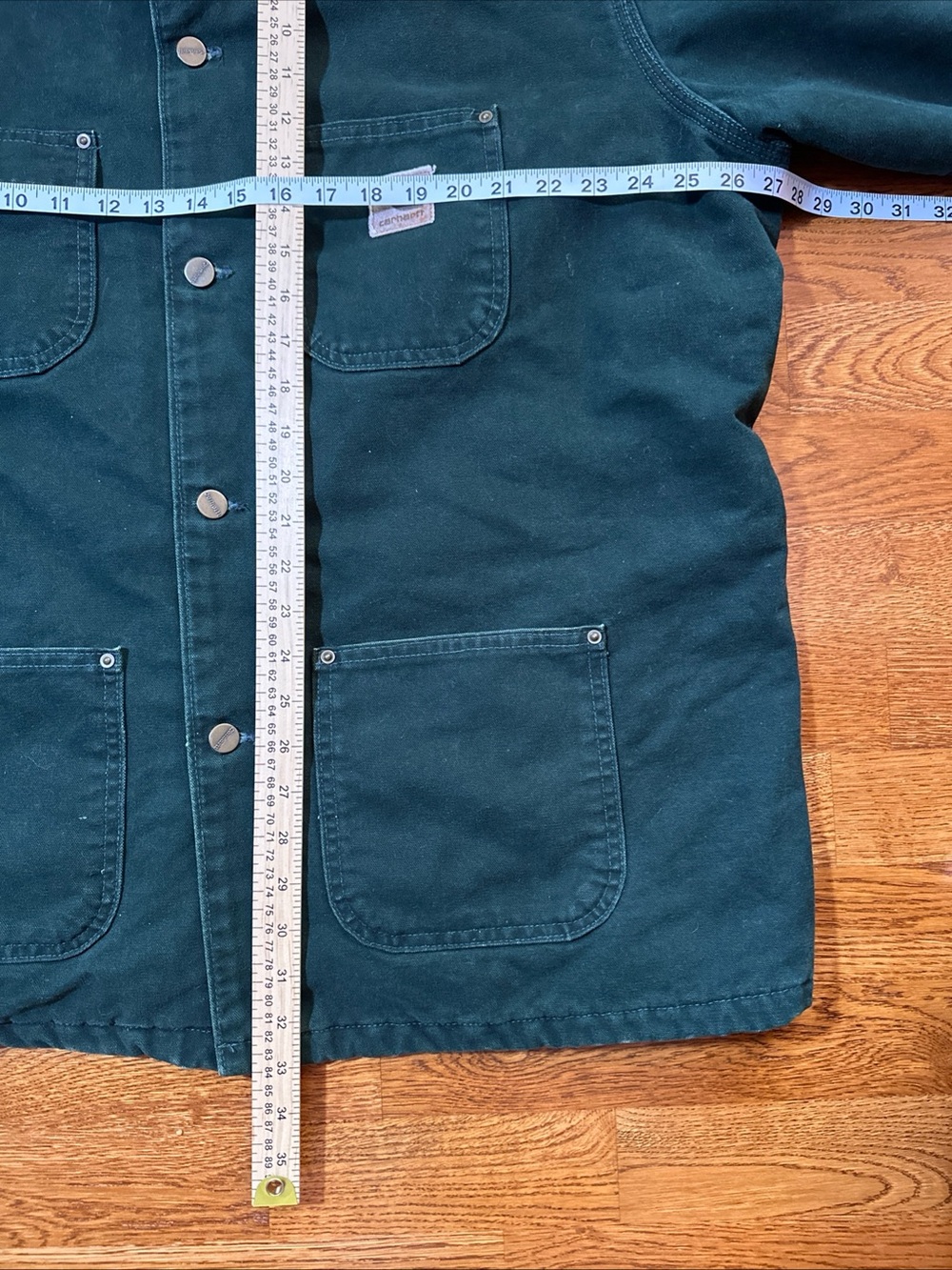 Rare Vintage Carhartt Blanket-Lined Chore Coat “Spruce Green” C02 SPC Men’s XL - Picture 5 of 5
